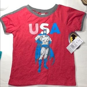 Kids Batman USA short sleeve shirt size 2T